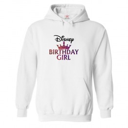 Birthday Girl Queen Of The Day Kids and Adults Pullover Festive Hoodie